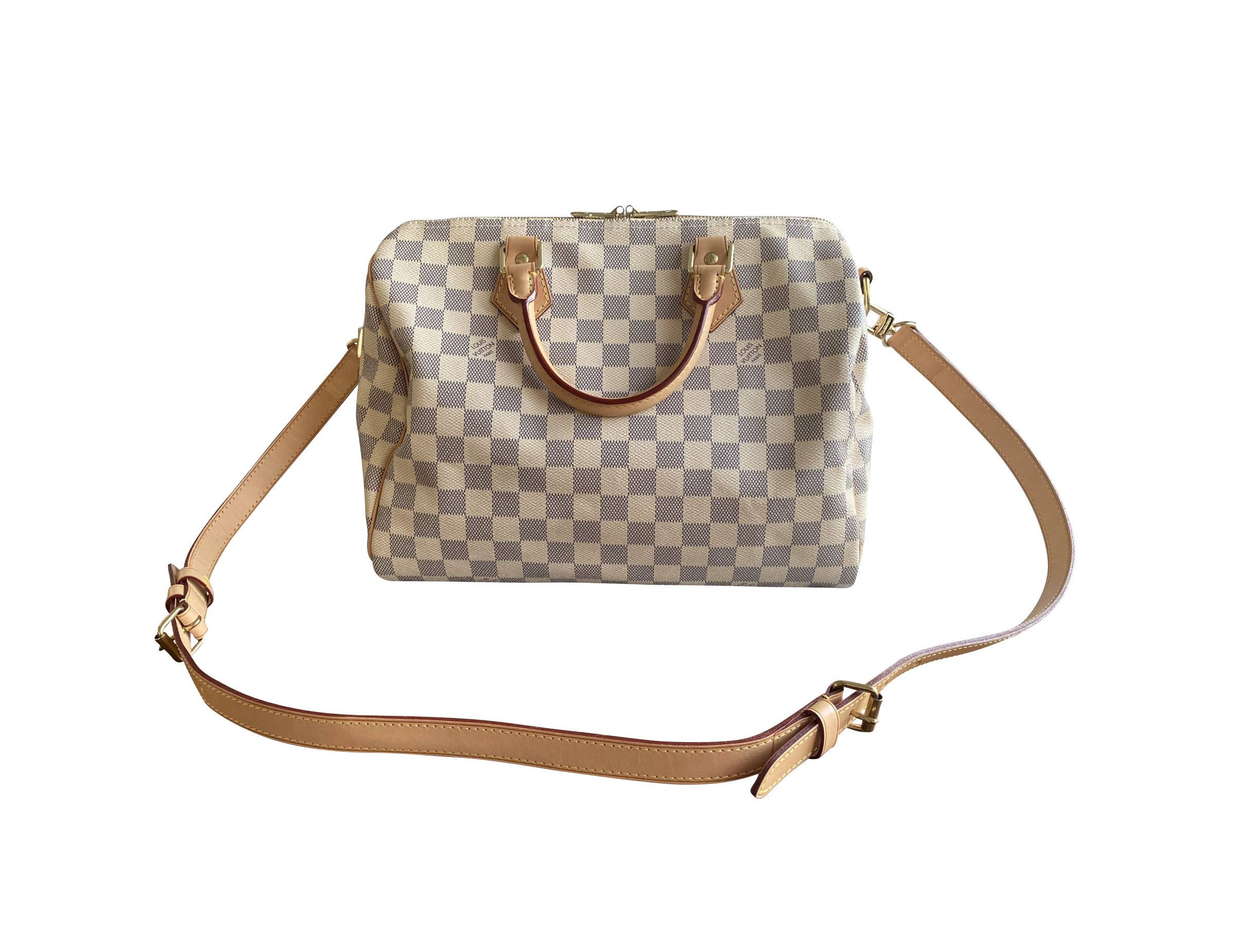 Louis Vuitton Tasche Speedy 30 Damier Azur VERKAUFT - Louis Vuitton Tasche Speedy 30 Damier Azur Canvas mit