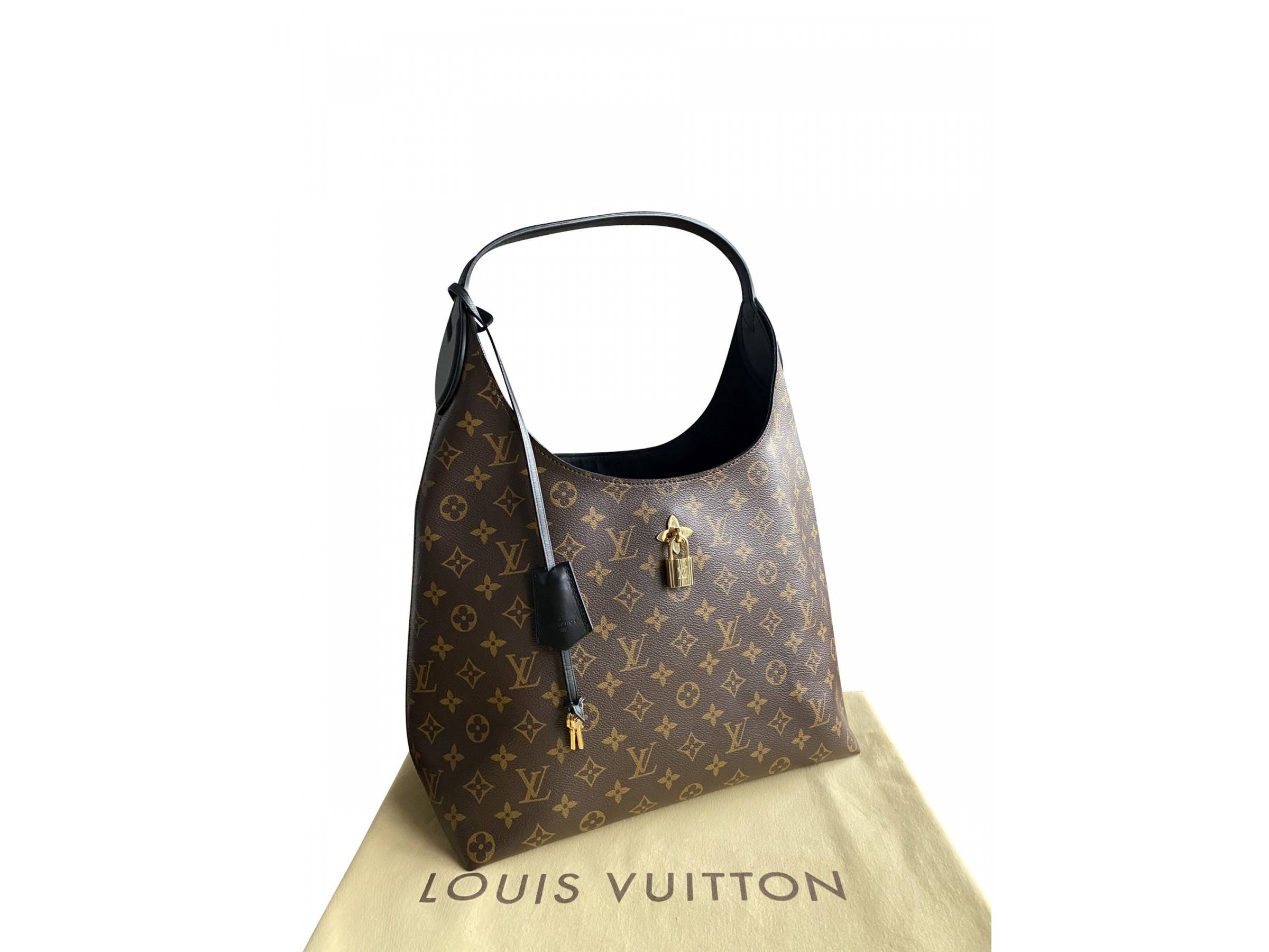 VERKAUFT - Louis Vuitton Flower Hobo Monogram Canvas Tasche Schultertasche * TOP
