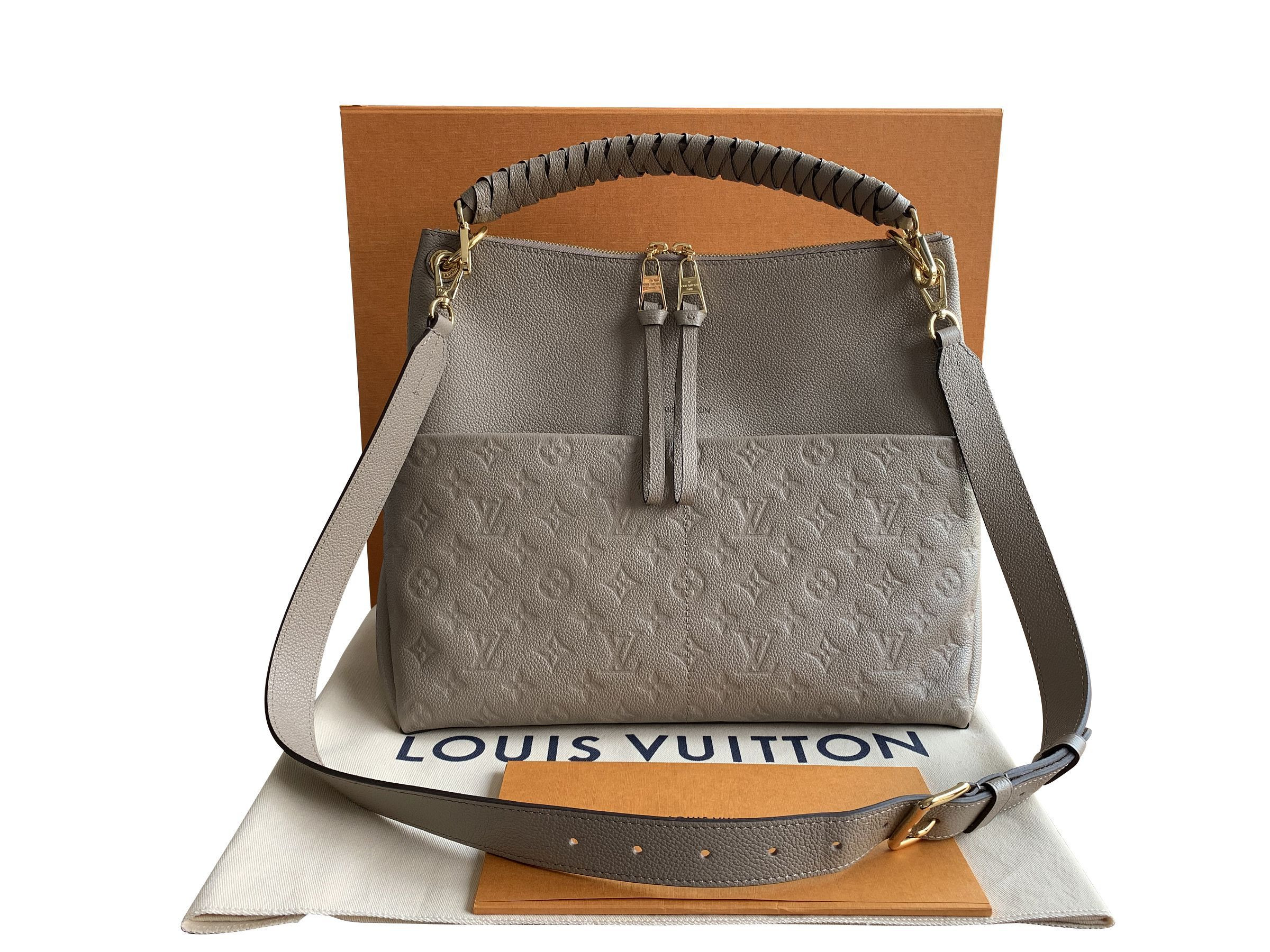 Louis Vuitton Hobo Maida Tourterelle Tasche Schultertasche * wieNEU mit Rechnung